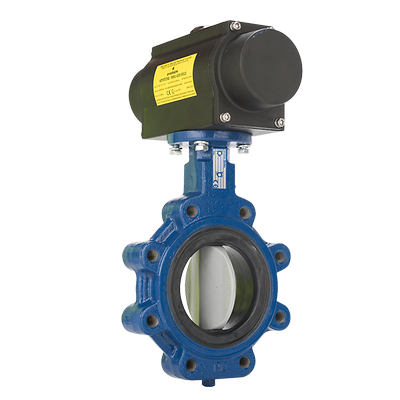 Keystone Figure 221 222 Butterfly Valve With Powered Actuator 