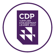 Icône de statut de leader de l’engagement des fournisseurs CDP (Carbon Disclosure Project)