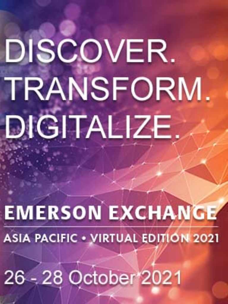 First AsiaPacific Emerson Exchange Conference To Be Held Oct. 2628